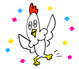 Reaction chicken sticker #14173284