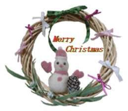 the penguin series of the wool felt. sticker #14173340