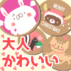 coaster sticker.Cute animals