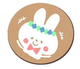 coaster sticker.Cute animals sticker #14173518
