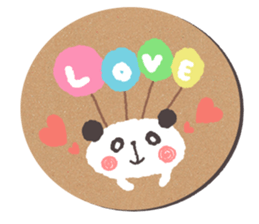 coaster sticker.Cute animals sticker #14173519