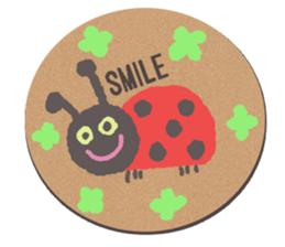 coaster sticker.Cute animals sticker #14173521