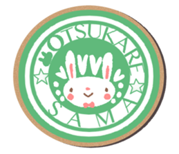 coaster sticker.Cute animals sticker #14173525