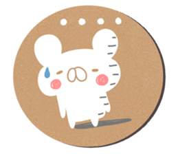 coaster sticker.Cute animals sticker #14173529