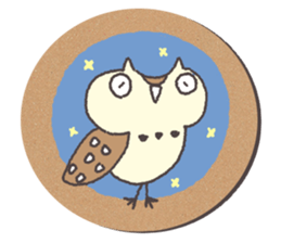 coaster sticker.Cute animals sticker #14173532