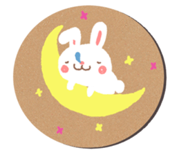 coaster sticker.Cute animals sticker #14173534