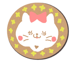 coaster sticker.Cute animals sticker #14173537