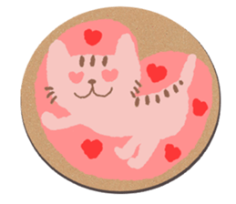 coaster sticker.Cute animals sticker #14173541