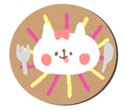 coaster sticker.Cute animals sticker #14173543