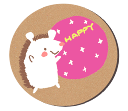 coaster sticker.Cute animals sticker #14173545