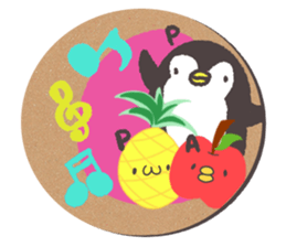 coaster sticker.Cute animals sticker #14173552
