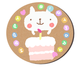 coaster sticker.Cute animals sticker #14173553