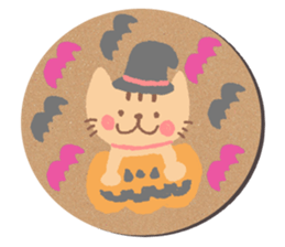 coaster sticker.Cute animals sticker #14173554