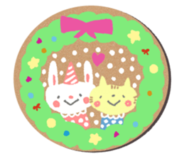 coaster sticker.Cute animals sticker #14173555
