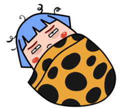 Green Hair Wild Girl sticker #14173692