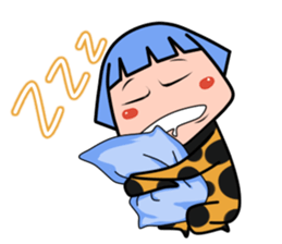 Green Hair Wild Girl sticker #14173702