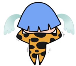 Green Hair Wild Girl sticker #14173703