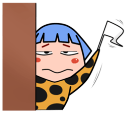 Green Hair Wild Girl sticker #14173707