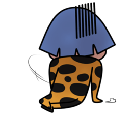 Green Hair Wild Girl sticker #14173712