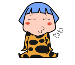 Green Hair Wild Girl sticker #14173714