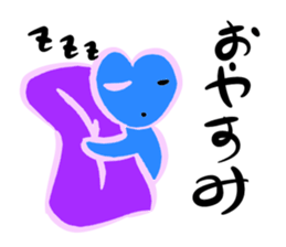 blue spring sticker #14173803