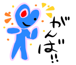 blue spring sticker #14173804