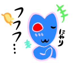 blue spring sticker #14173837