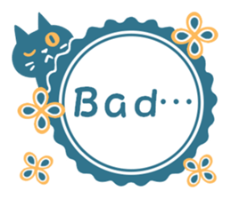 Cats label sticker #14174542