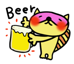 Strange raccoon4 sticker #14174828