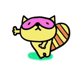 Strange raccoon4 sticker #14174839