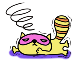 Strange raccoon4 sticker #14174841