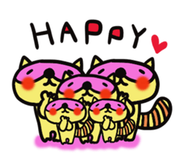 Strange raccoon4 sticker #14174843