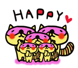 Strange raccoon4 sticker #14174843