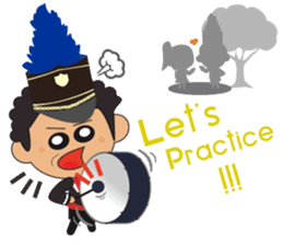 We're Marching Band Team (ENGLISH) sticker #14176668