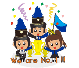 We're Marching Band Team (ENGLISH) sticker #14176685