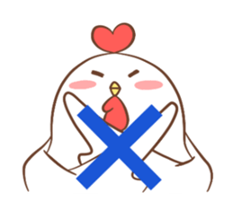 Chicken's cocco sticker #14176801