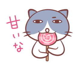 Hard work Cat Sticker sticker #14176980