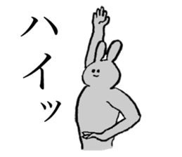 Rabbit's name is Nao sticker #14177544