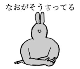 Rabbit's name is Nao sticker #14177547