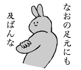 Rabbit's name is Nao sticker #14177552