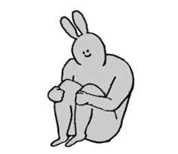 Rabbit's name is Nao sticker #14177555