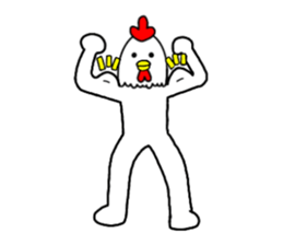 Chicken human sticker part 2 sticker #14177864