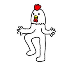 Chicken human sticker part 2 sticker #14177866