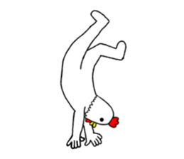 Chicken human sticker part 2 sticker #14177870