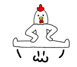 Chicken human sticker part 2 sticker #14177872