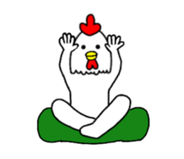 Chicken human sticker part 2 sticker #14177878