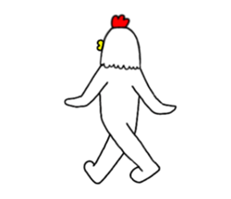 Chicken human sticker part 2 sticker #14177879