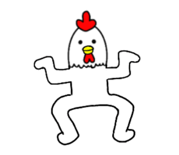 Chicken human sticker part 2 sticker #14177881