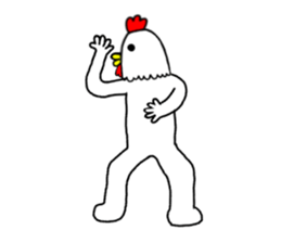 Chicken human sticker part 2 sticker #14177882