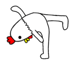 Chicken human sticker part 2 sticker #14177884